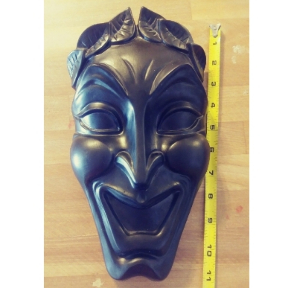 Theatrical Wall Mask Sconce Vase PAN Vintage Art 1960